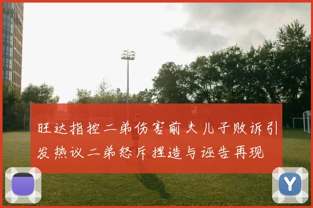 旺达指控二弟伤害前夫儿子败诉引发热议二弟怒斥捏造与诬告再现